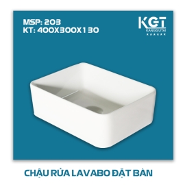 Chậu Rửa LavaBo Đặt Bàn 203