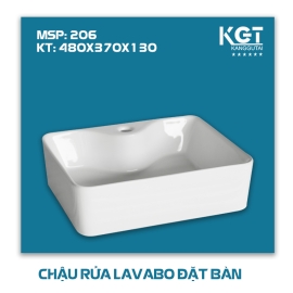 Chậu Rửa Lavabo Đặt Bàn 206