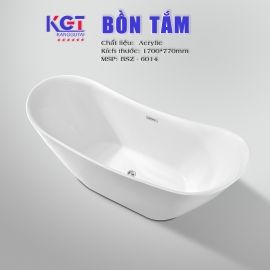 Bồn Tắm Nằm Acrylic 6014 ( Màu Trắng )
