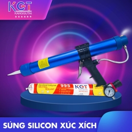 Máy bơm keo silicon mềm dạng xúc xích